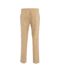 Pantaloni in velluto a coste con coulisse #beige