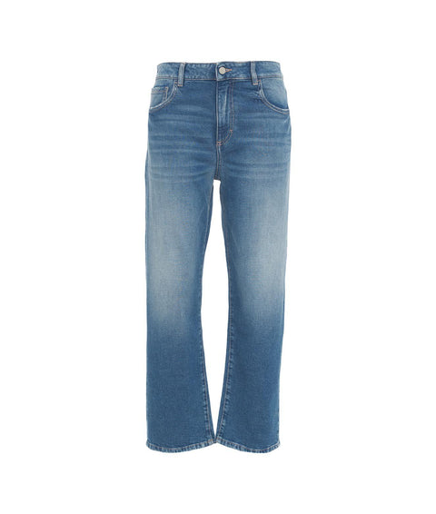 Jeans cropped 'Mimi' #blu