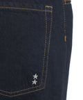 Jeans con orlo a frange 'Jill' #blu