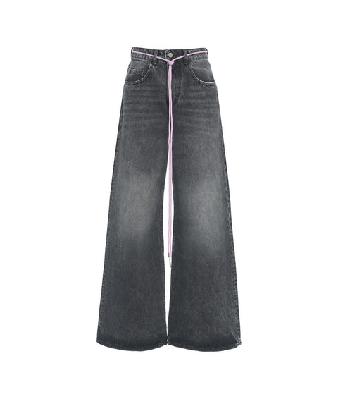 Wide Leg Jeans 'Debby' #grigio