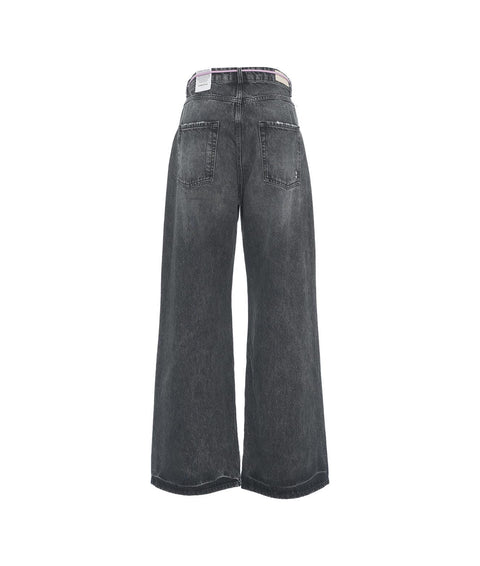 Wide Leg Jeans 'Debby' #grigio