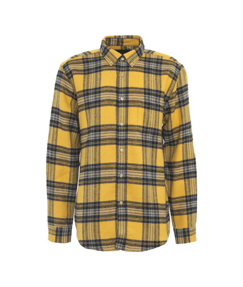 Camicia lumberjack 'Faru' #giallo