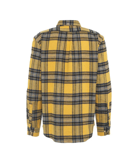 Camicia lumberjack 'Faru' #giallo