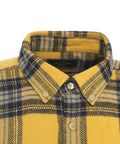 Camicia lumberjack 'Faru' #giallo