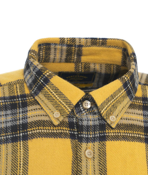 Camicia lumberjack 'Faru' #giallo