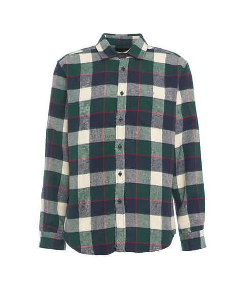 Camicia di flanella a quadri 'Bottle' #verde