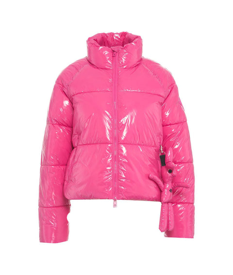 Piumino eco lucido #pink