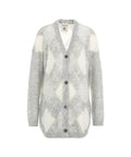 Cardigan a rombi 'Thecle' #grigio