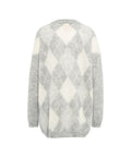 Cardigan a rombi 'Thecle' #grigio