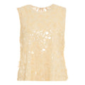 Top in paillettes 'Nunzia' #beige