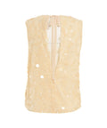 Top in paillettes 'Nunzia' #beige