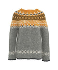 Cardigan con motivo jacquard #grigio