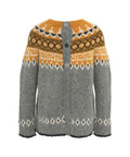 Cardigan con motivo jacquard #grigio