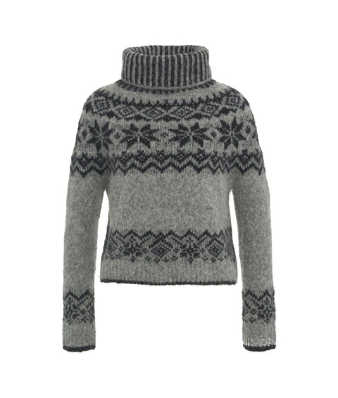 Maglione con motivo #grigio