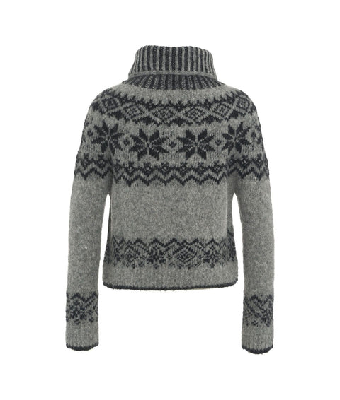 Maglione con motivo #grigio