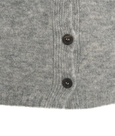 Cardigan in misto lana #grigio