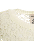 Maglia crochet #bianco