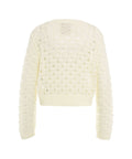 Cardigan crochet #bianco