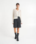 Cardigan crochet #bianco