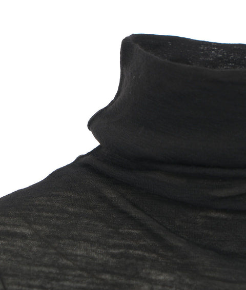 Maglia a collo alto #nero