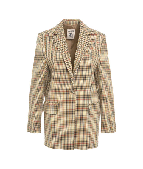 Blazer check #multicolore