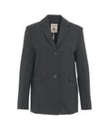 Blazer con spacco sul retro #grigio