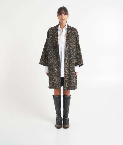 Cappotto animalier #nero