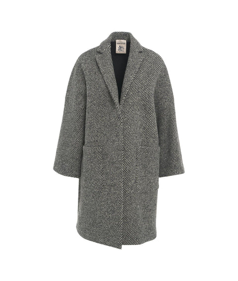 Cappotto in lana vergine #grigio