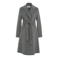 Cappotto in lana pressata #grigio