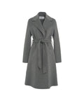 Cappotto in lana pressata #grigio