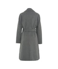 Cappotto in lana pressata #grigio