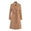 Cappotto in lana pressata #beige