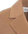 Cappotto in lana pressata #beige