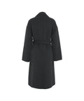 Cappotto in lana pressata #nero