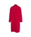 Cappotto in lana pressata #rosso