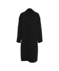 Cappotto in lana pressata #nero