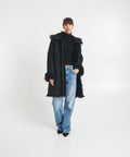 Cappotto in montone 'Capsule' #nero