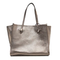 Shopper “Marcella” in pelle double bubble #bronzo