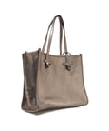 Shopper “Marcella” in pelle double bubble #bronzo