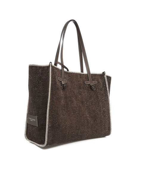 Shopper ‘Marcella’ in loden #marrone