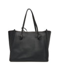 Shopper “Marcella” in pelle double bubble #nero