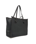 Shopper “Marcella” in pelle double bubble #nero