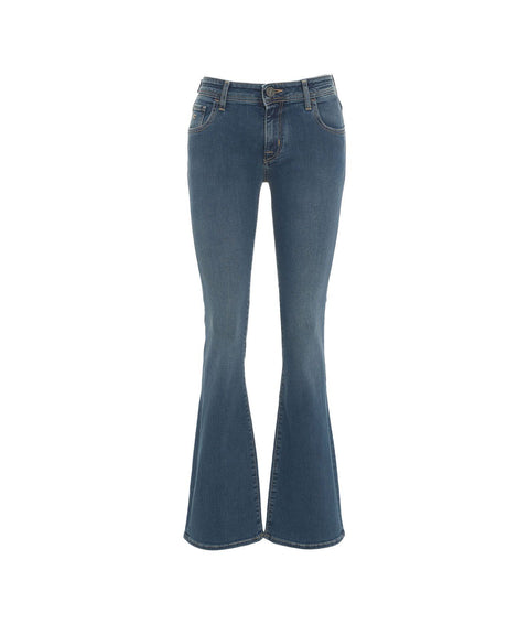 Flared jeans #blu
