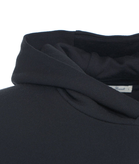 Felpa con cappuccio in merino jersey 'Jo' #blu