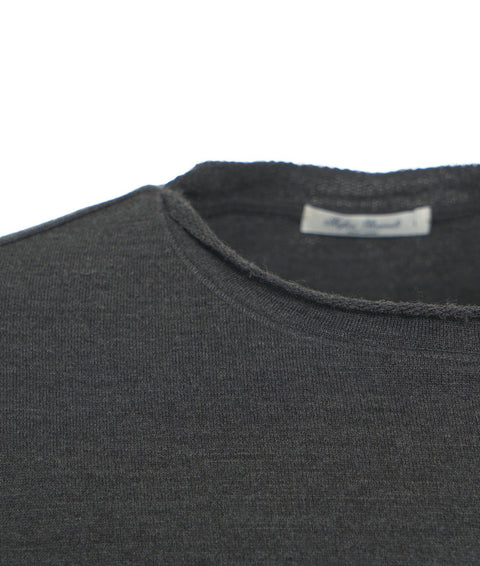 Maglia a maniche lunghe in merino 'Leonard' #grigio