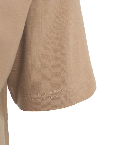 Maglietta in cotone 'Egon' #beige