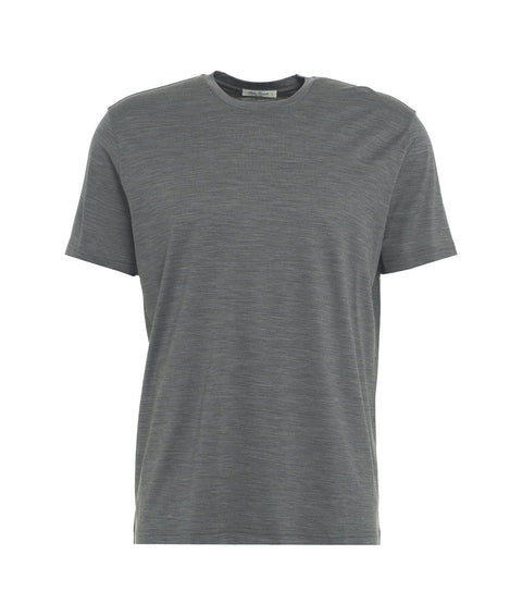 T-shirt in jersey merino 'Enno' #grigio