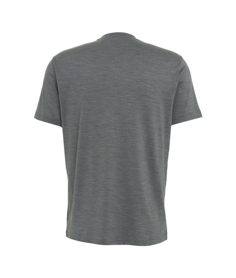 T-shirt in jersey merino 'Enno' #grigio