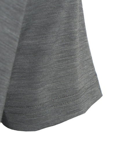 T-shirt in jersey merino 'Enno' #grigio