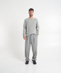 Maglione in misto lana alpaca #grigio